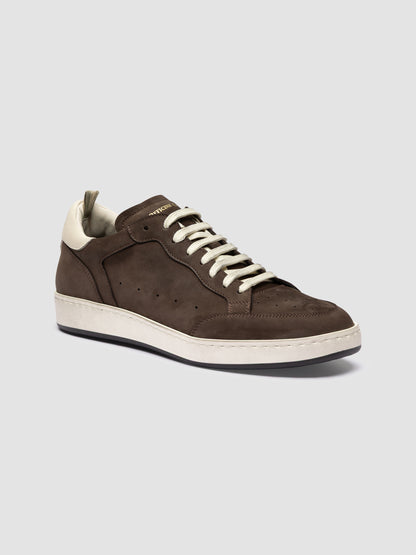 THE GLIDE 001 SOFT NABUK_GIANO - DIRTY DARK MORO_TOFU - F.DO OFF WHITE_N