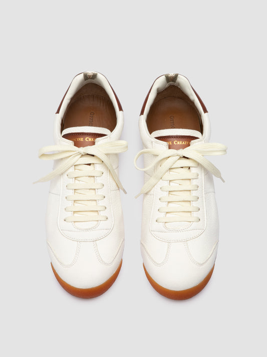 HAZEL/002 DEER/AERO BUTTERO BIANCO/TAN_f.do nat.scuro