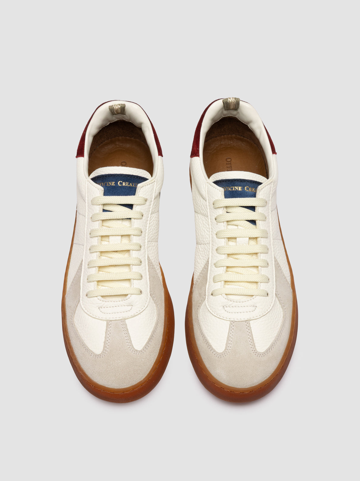 MILITIA/001 L.CACHEMIRE/DEER/A.LC TT LAMB/BIANCO/TORRENTE/IMPERIAL RED F.DO NATURALE SCURO