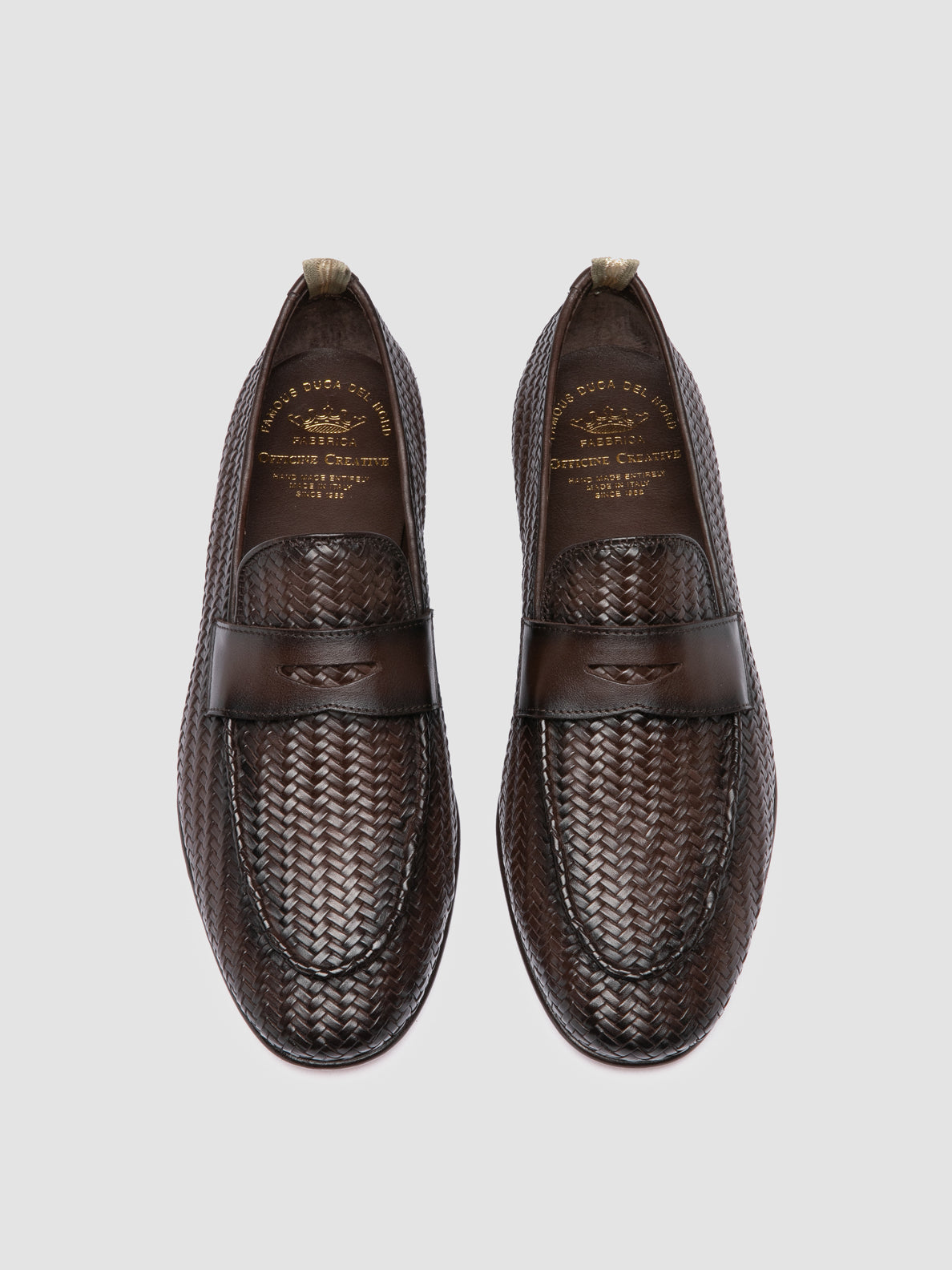 OLIVER/008 AERO BUTTERO NAPPA INTRECCIO MORO