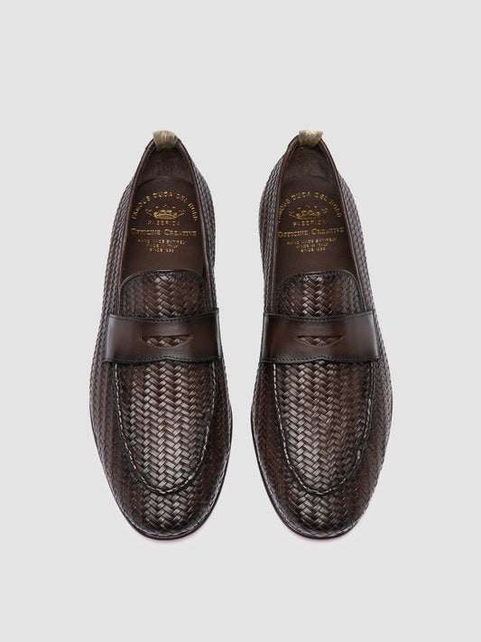 OLIVER/008 AERO BUTTERO NAPPA INTRECCIO MORO