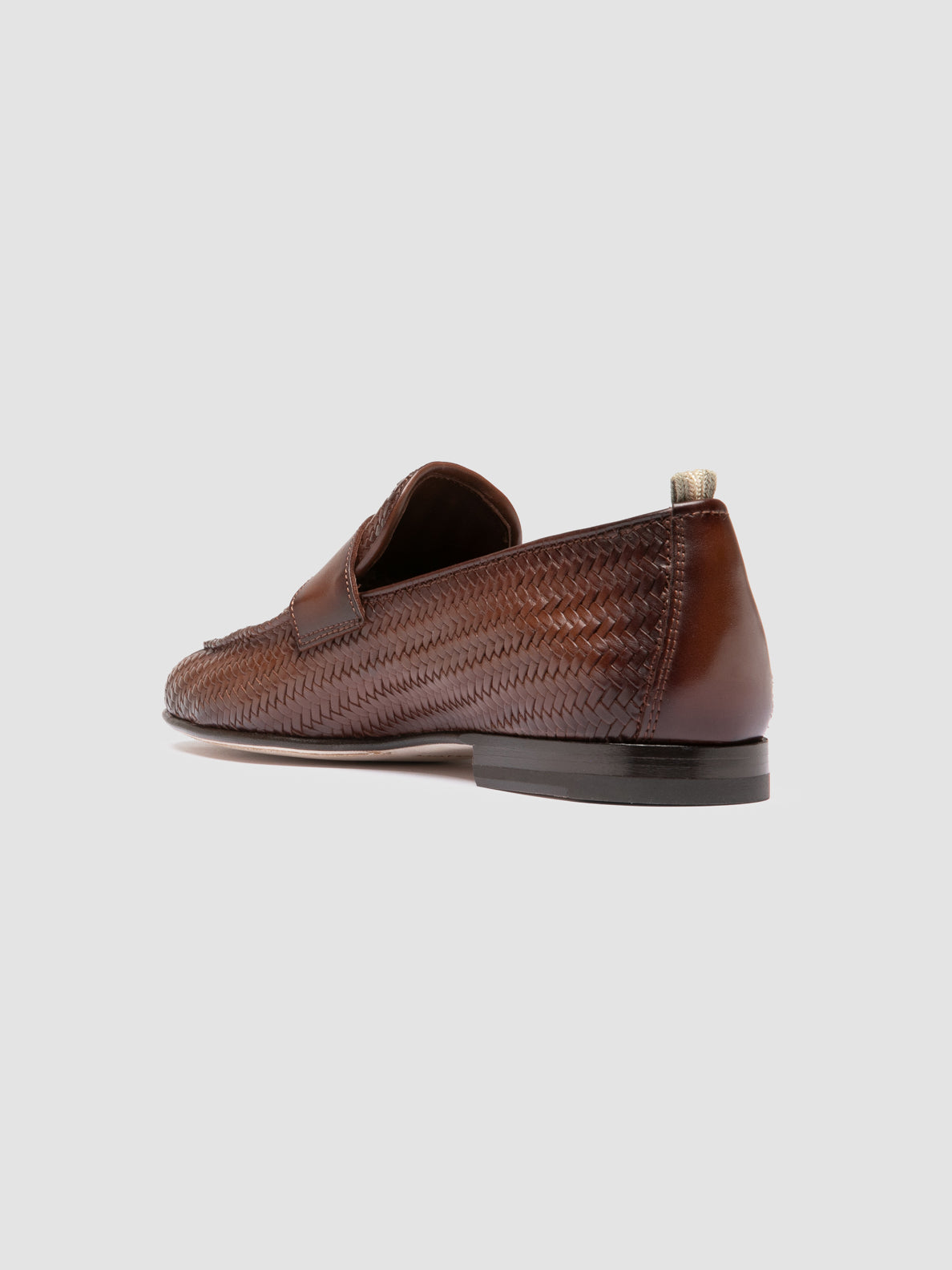 OLIVER/008 AERO BUTTERO NAPPA INTRECCIO BRUNO