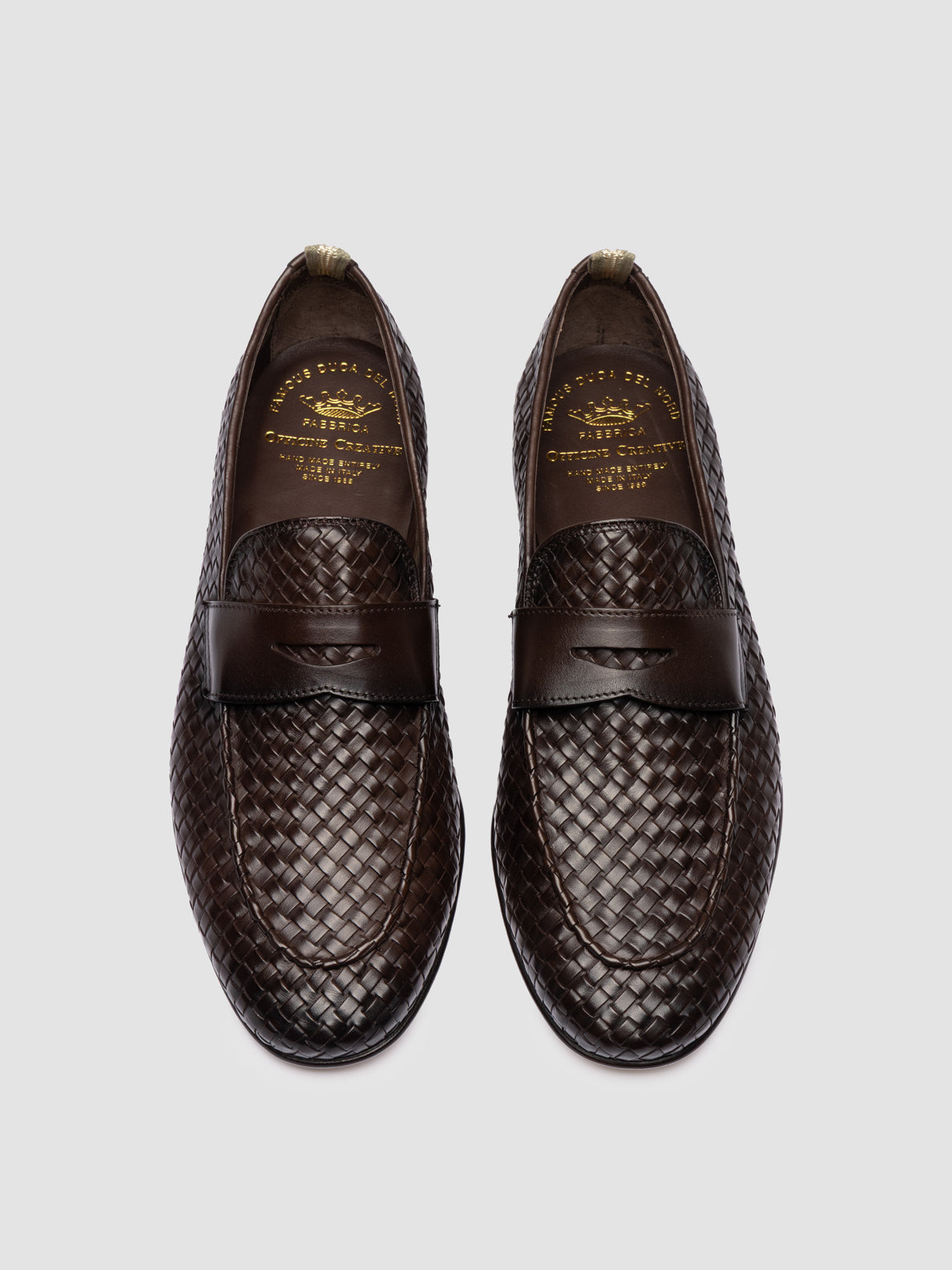 OLIVER/014 AERO BUTTERO NAPPA INTRECCIO MORO