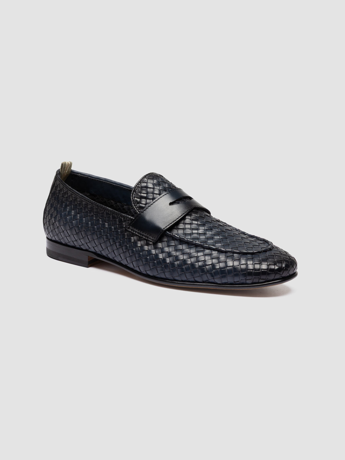 OLIVER/014 AERO BUTTERO NAPPA INTRECCIO BLU MARINE