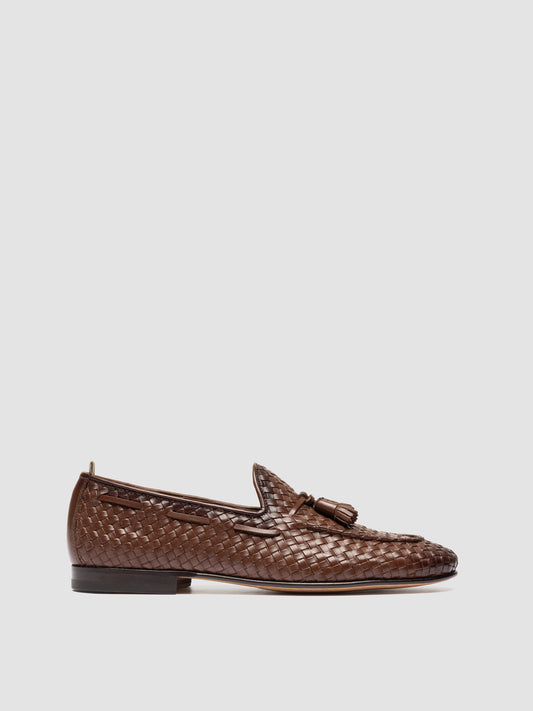 OLIVER/016 AERO BUTTERO NAPPA INTRECCIO BRUNO