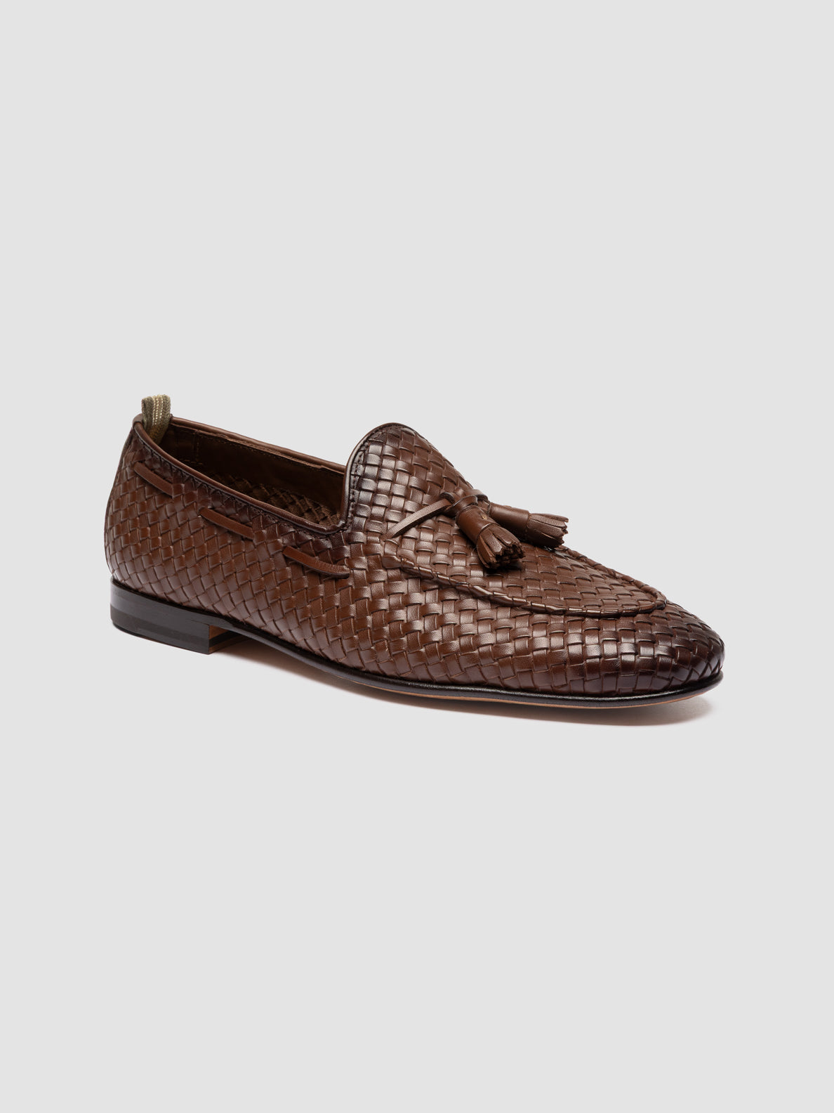 OLIVER/016 AERO BUTTERO NAPPA INTRECCIO BRUNO