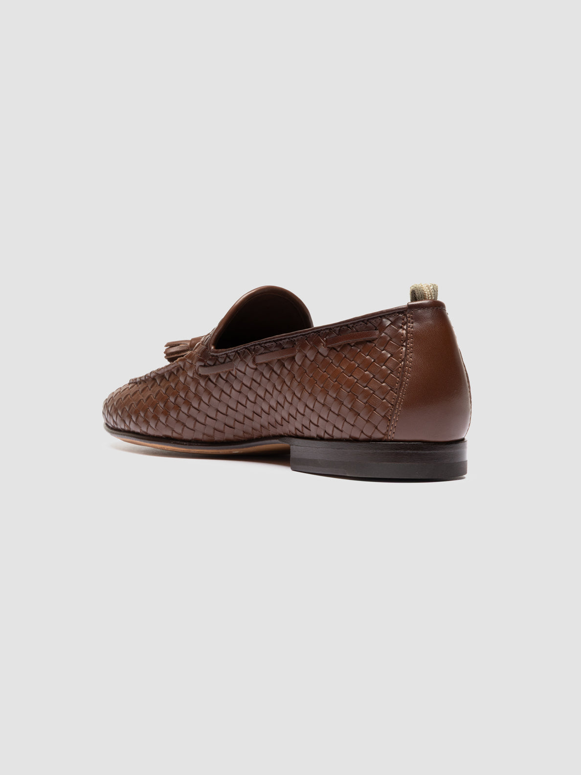 OLIVER/016 AERO BUTTERO NAPPA INTRECCIO BRUNO