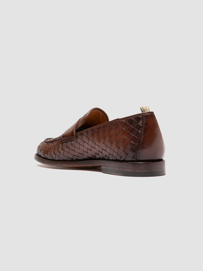 OPERA/003 AERO BUTTERO NAPPA INTRECCIO BRUNO