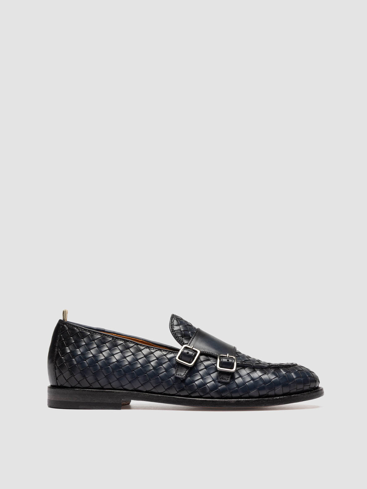 OPERA/006 AERO BUTTERO NAPPA INTRECCIO BLU MARINE