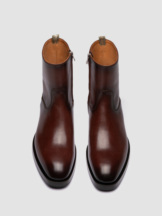 ORTEGA/002 AERO SPALLA PIUMA NAPPA CASTAGNO