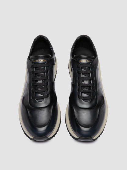 PERSPECTIVE/001 AERO BUTTERO NAPPA BLU MARINE - F.DO AVORIO/N