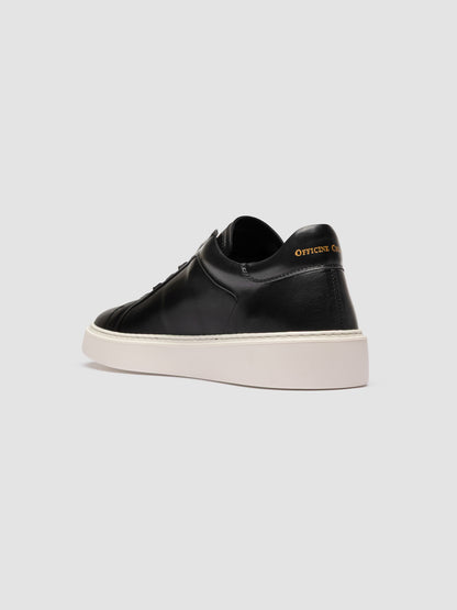 PLINTO 001 BUTTERO NAPPA NERO - FDO OFF WHITE