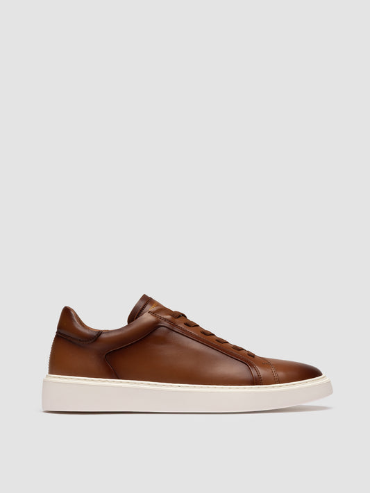 PLINTO 001 AERO BUTTERO NAPPA TAN - FDO OFF WHITE