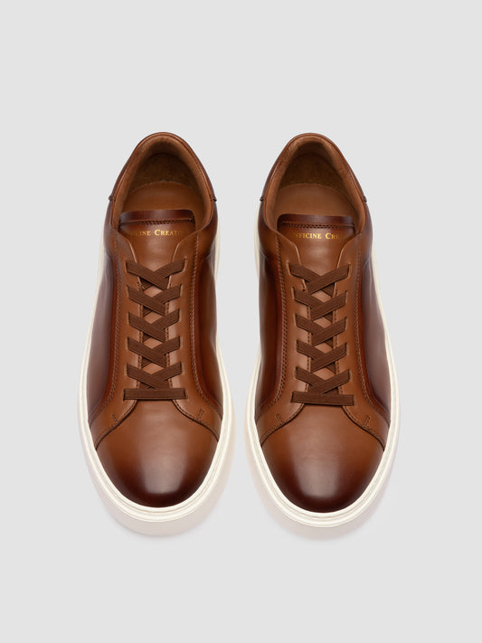 PLINTO 001 AERO BUTTERO NAPPA TAN - FDO OFF WHITE