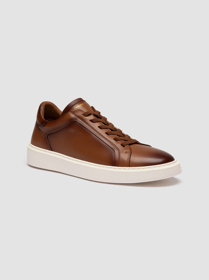 PLINTO 001 AERO BUTTERO NAPPA TAN - FDO OFF WHITE
