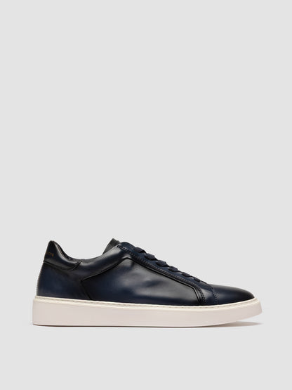 PLINTO 001 AERO BUTTERO NAPPA BLU MARINE - FDO OFF WHITE