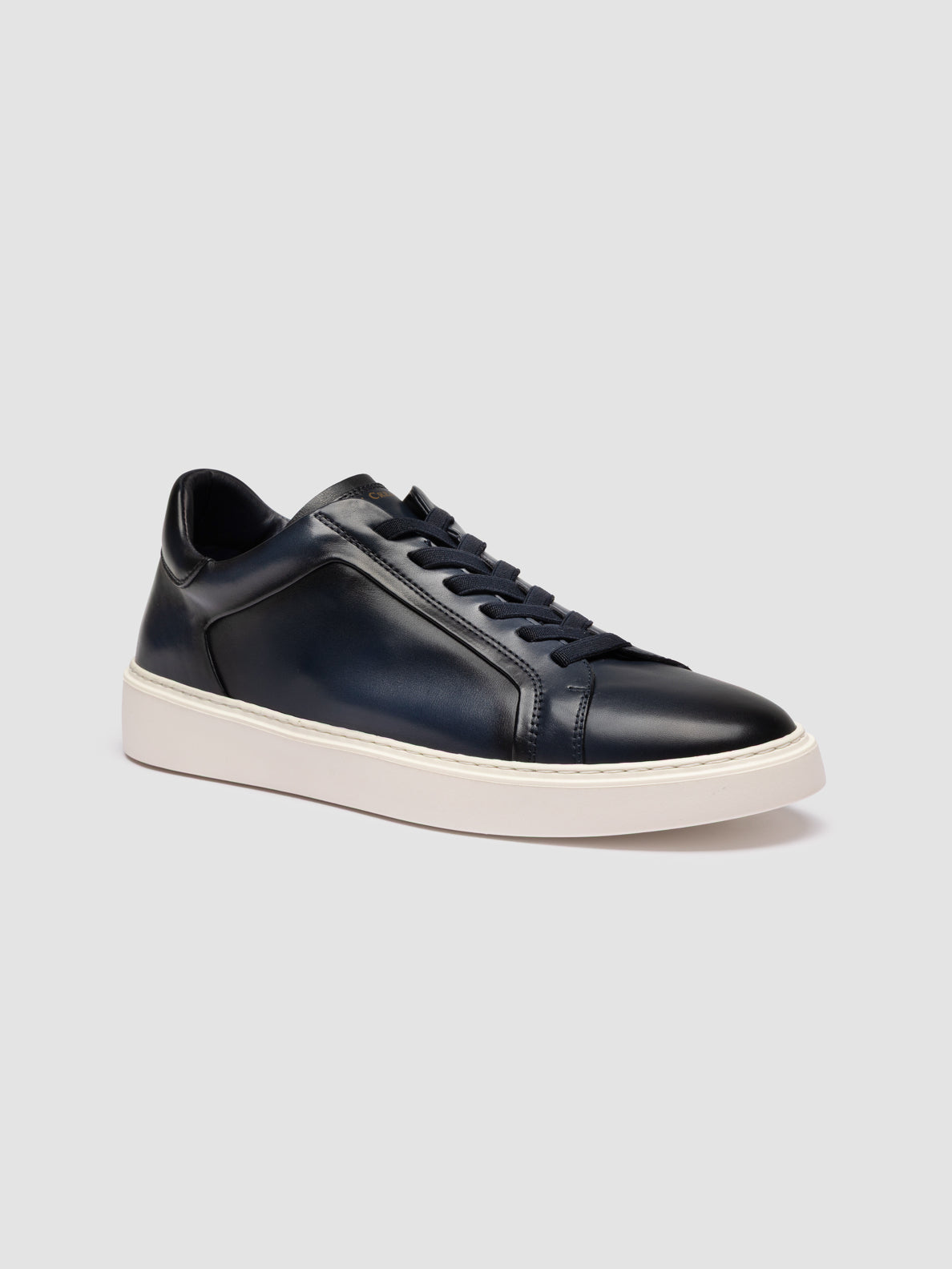 PLINTO 001 AERO BUTTERO NAPPA BLU MARINE - FDO OFF WHITE