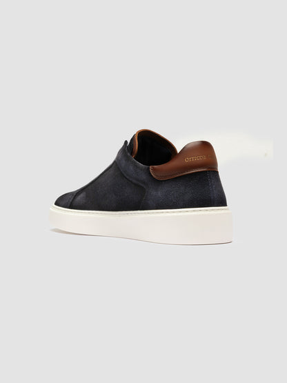 PLINTO/001 AERO LIGHT CACHEMIRE_BUTTERO DEEP NAVY_TAN - FDO OFF WHITE