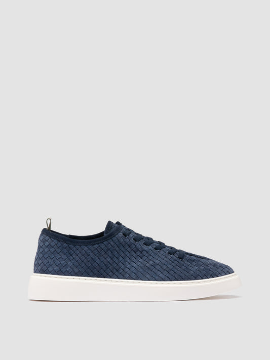 PLUMA/002 COCO INTRECCIO NAVY_f.do off white