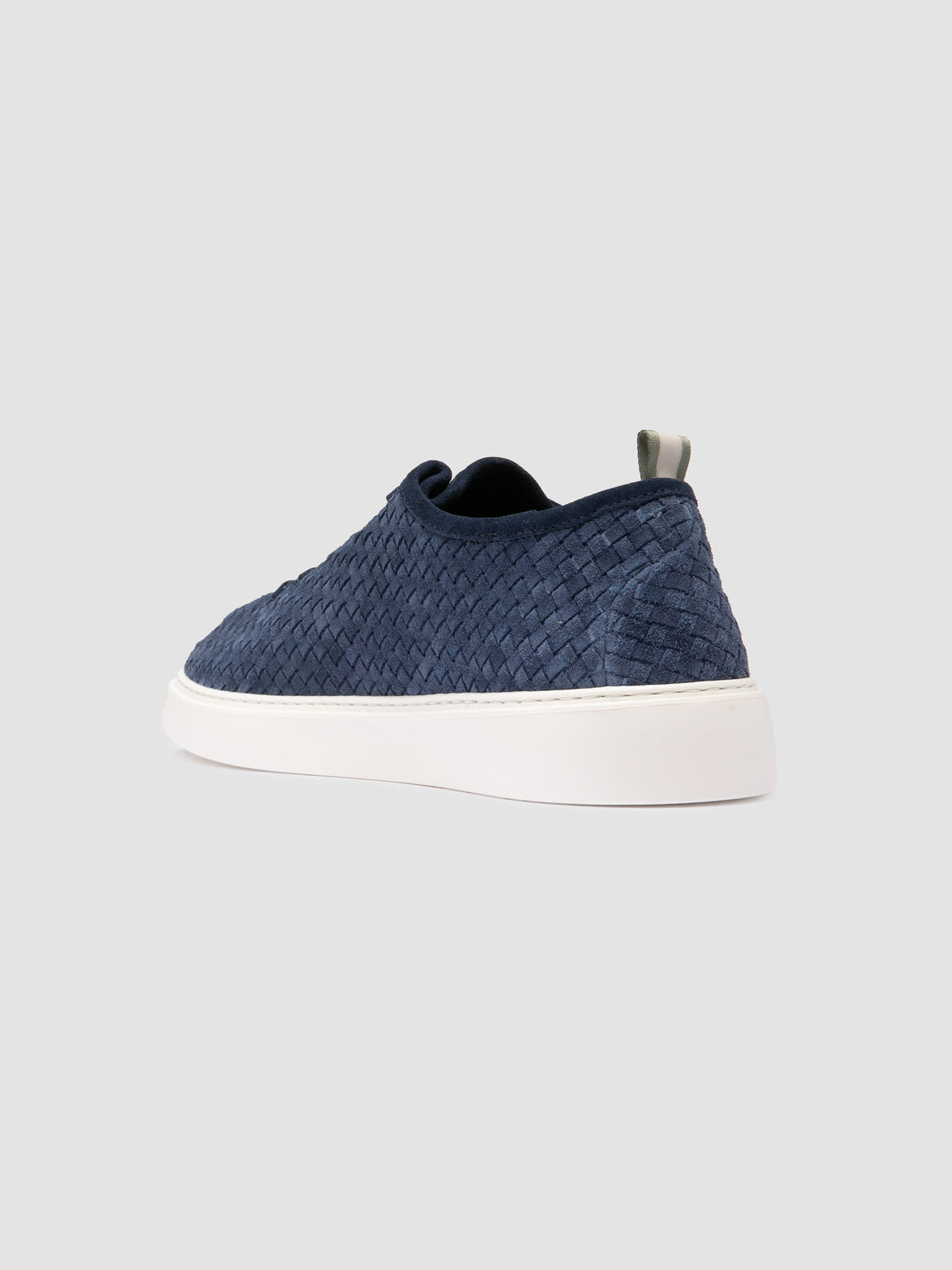 PLUMA/002 COCO INTRECCIO NAVY_f.do off white