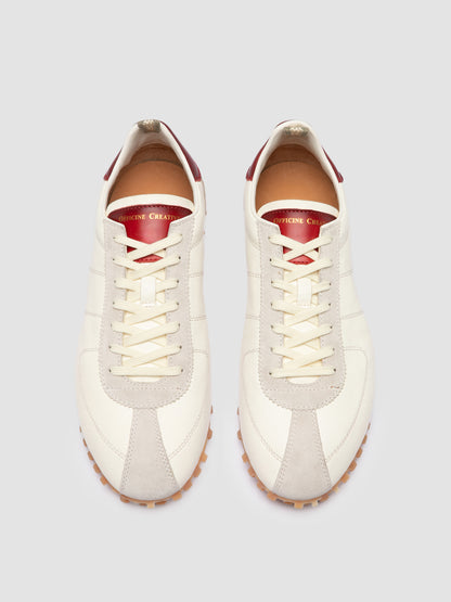 REPERTOIRE/001 LIGHT CACHEMIRE/SOHO/AERO BUTTERO LAMB/BIANCO/CRIMSON_F.DO MIELE C.