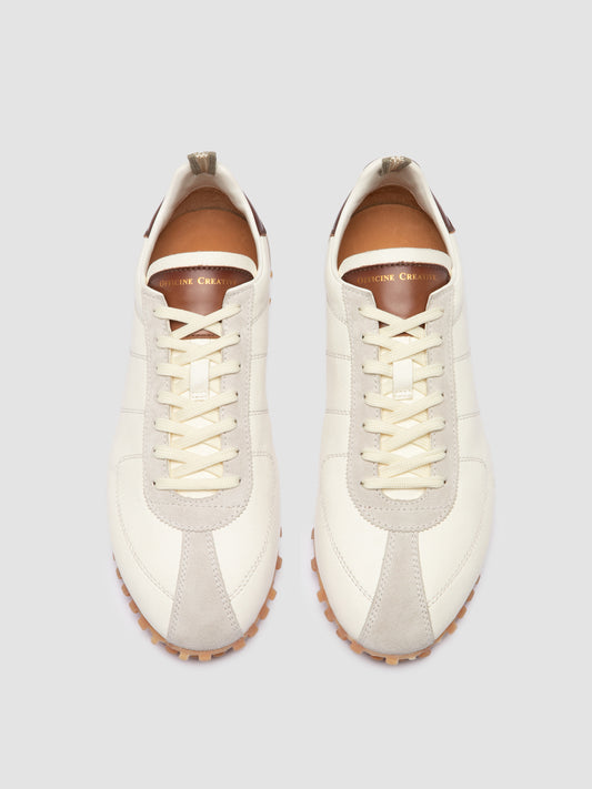 REPERTOIRE/001 LIGHT CACHEMIRE/SOHO/AERO BUTTERO LAMB/BIANCO/TAN_F.DO MIELE C.