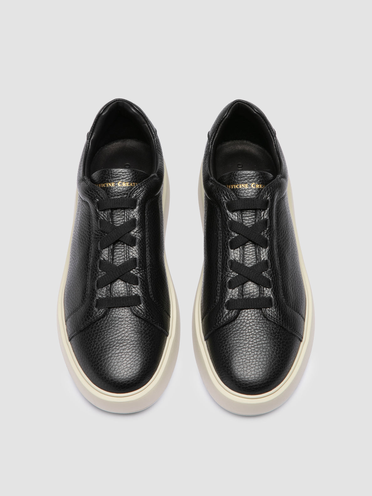 SLOUCH/001 MUFLONE NERO_F.DO AVORIO/N