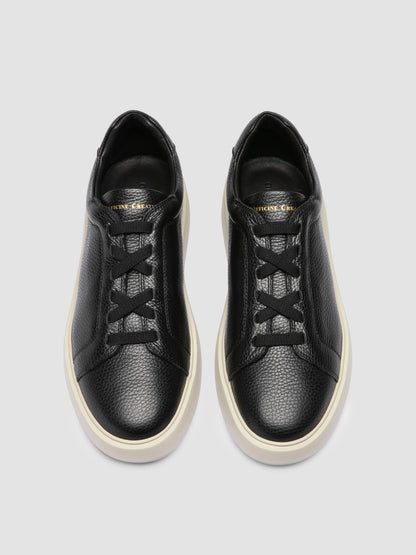 SLOUCH/001 MUFLONE NERO_F.DO AVORIO/N