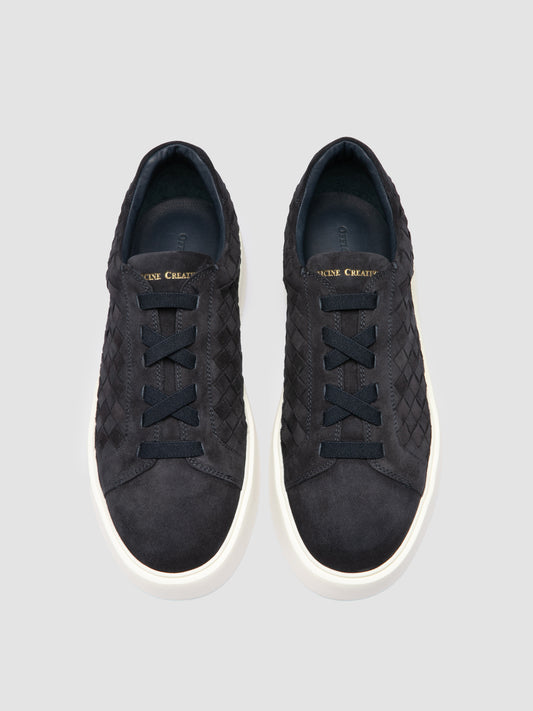SLOUCH/004 LIGHT CACHEMIRE INTRECCIO DEEP NAVY_F.DO OFF WHITE/N