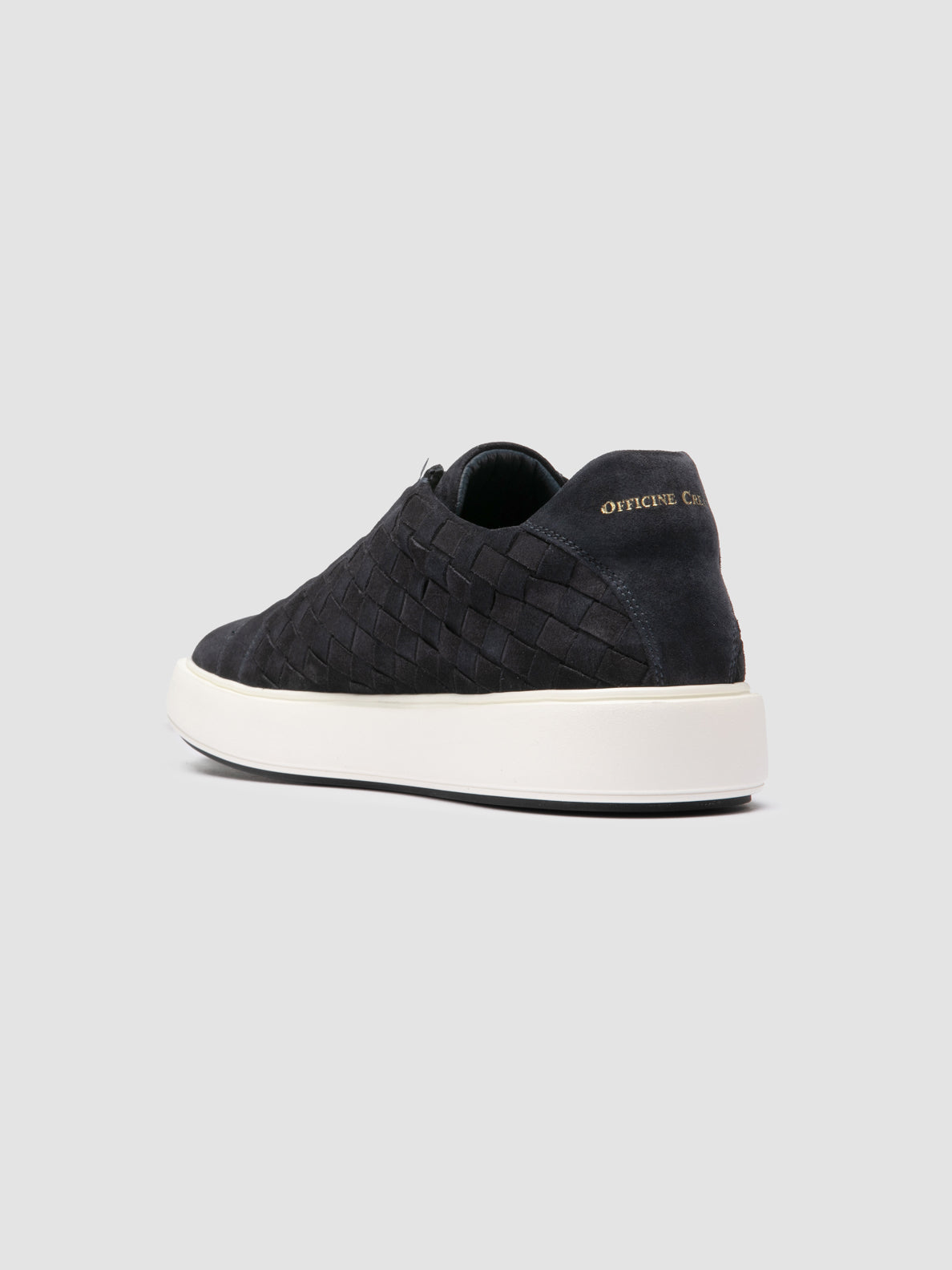 SLOUCH/004 LIGHT CACHEMIRE INTRECCIO DEEP NAVY_F.DO OFF WHITE/N