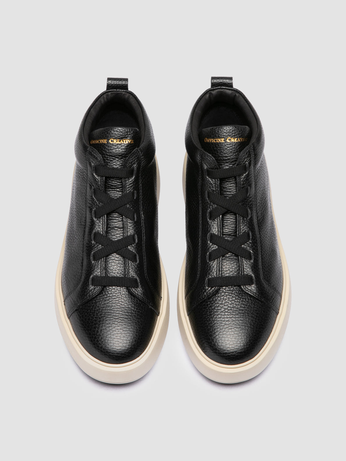 SLOUCH/005 MUFLONE NERO_F.DO AVORIO/N