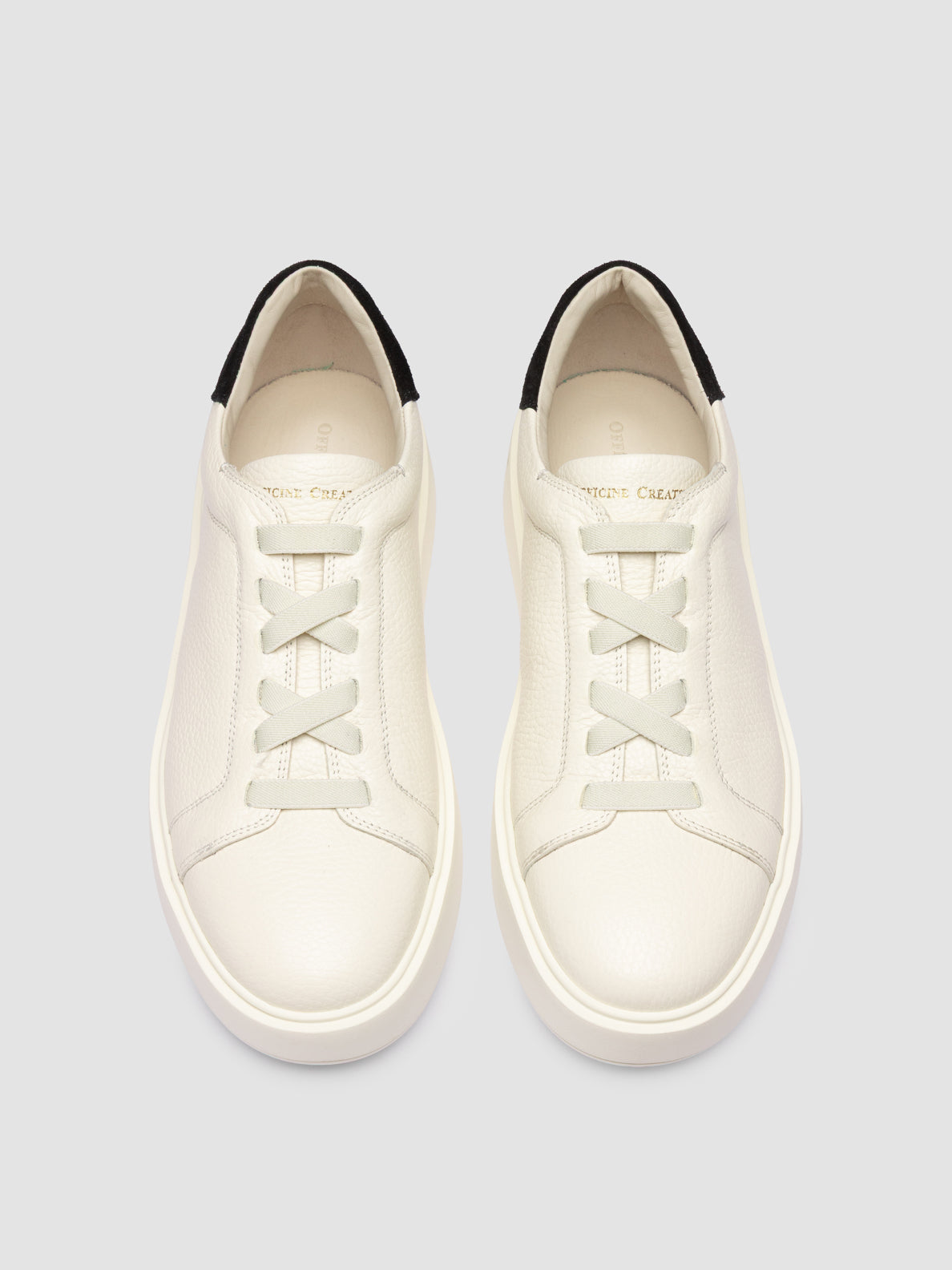 SLOUCH 007 MUFLONE/L. CACHEMIRE BIANCO/NERO FDO OFF WHITE_N