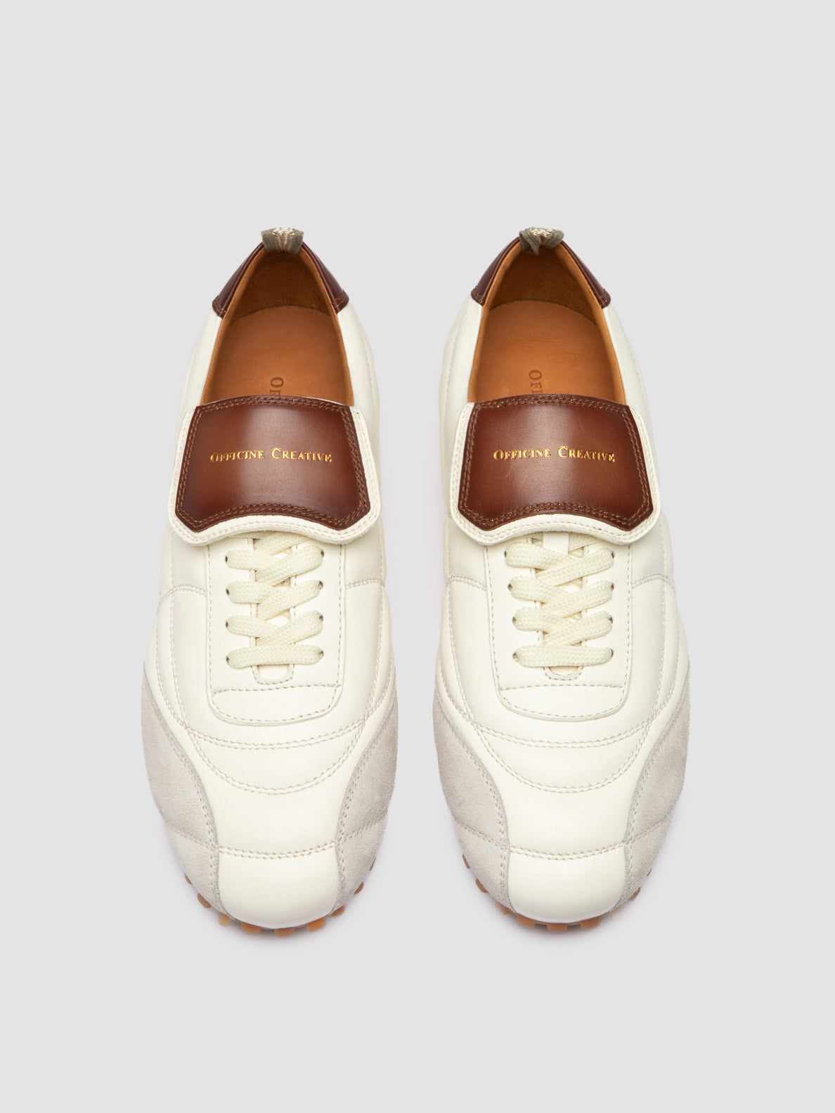 STRIKER/001 LIGHT CACHEMIRE/SOHO/AERO BUTTERO LAMB/BIANCO/TAN_F.DO MIELE C.