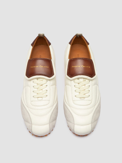 STRIKER/001 LIGHT CACHEMIRE/SOHO/AERO BUTTERO LAMB/BIANCO/TAN_F.DO MIELE C.