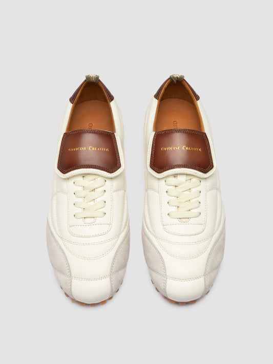 STRIKER/001 LIGHT CACHEMIRE/SOHO/AERO BUTTERO LAMB/BIANCO/TAN_F.DO MIELE C.