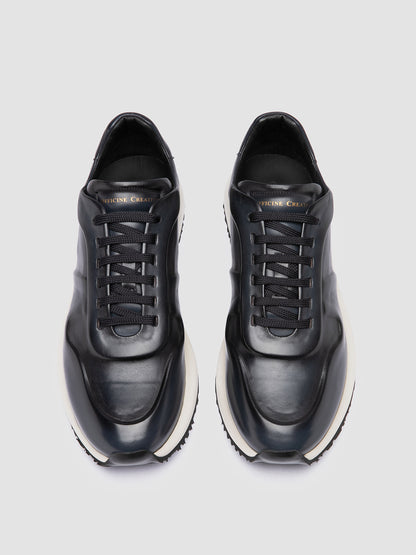 PERSPECTIVE/001 AERO BUTTERO NAPPA BLU MARINE - F.DO AVORIO/N