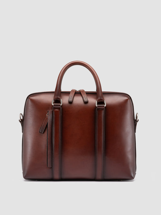 QUENTIN/019 AERO SPALLA PIUMA NAPPA CASTAGNO