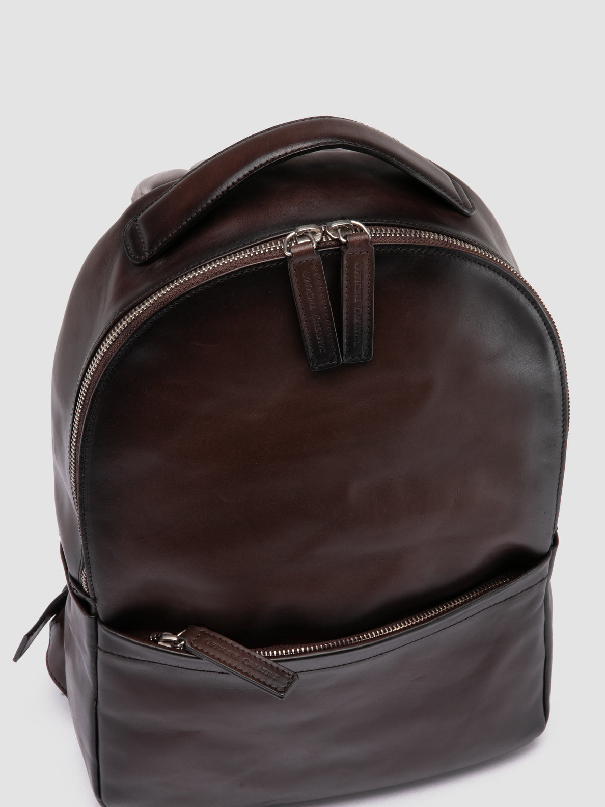 QUENTIN/020 AERO SPALLA PIUMA NAPPA COFFEE