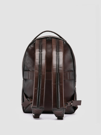 QUENTIN/020 AERO SPALLA PIUMA NAPPA COFFEE