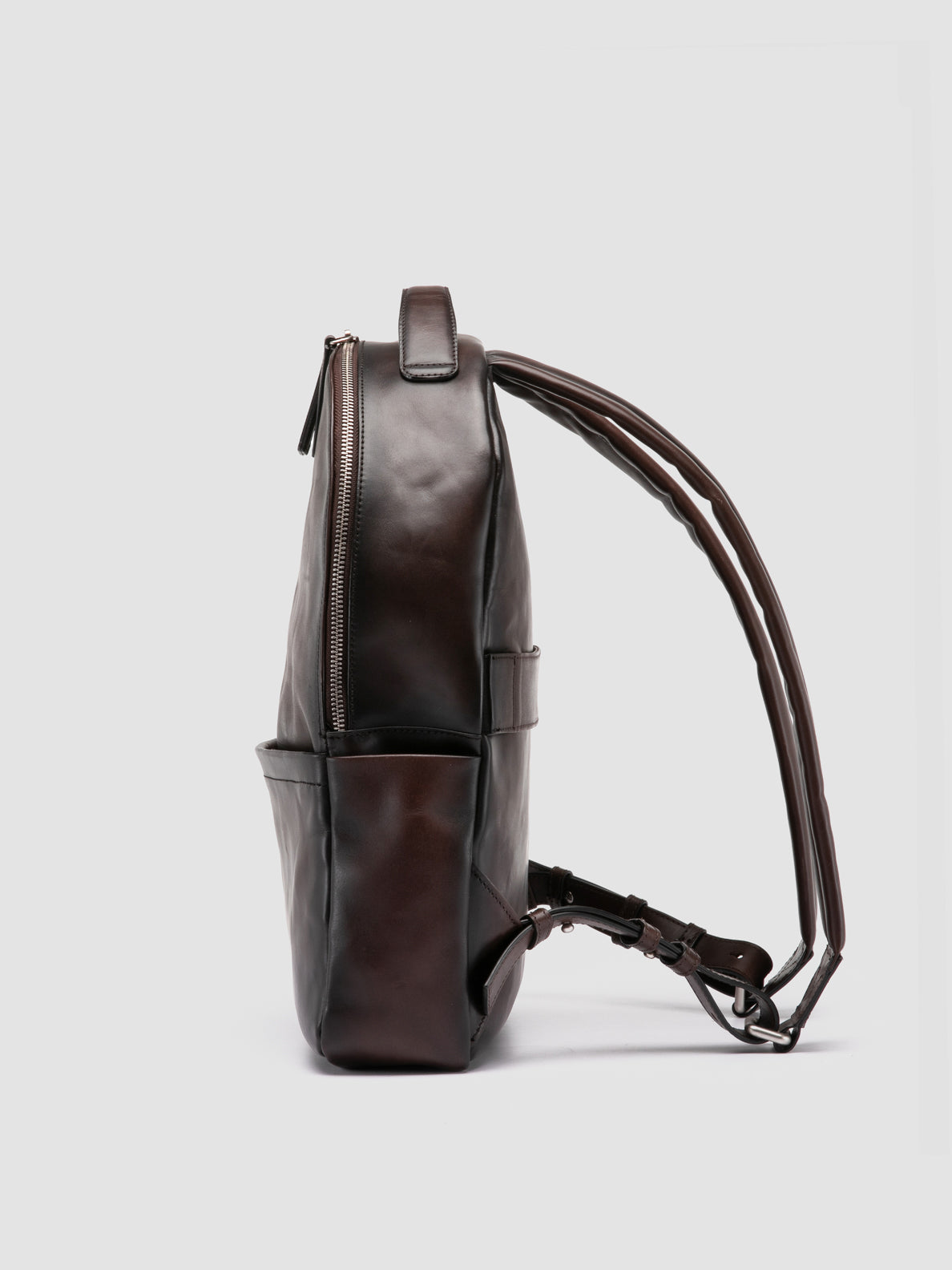 QUENTIN/020 AERO SPALLA PIUMA NAPPA COFFEE