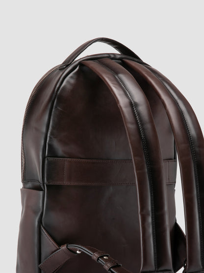 QUENTIN/020 AERO SPALLA PIUMA NAPPA COFFEE