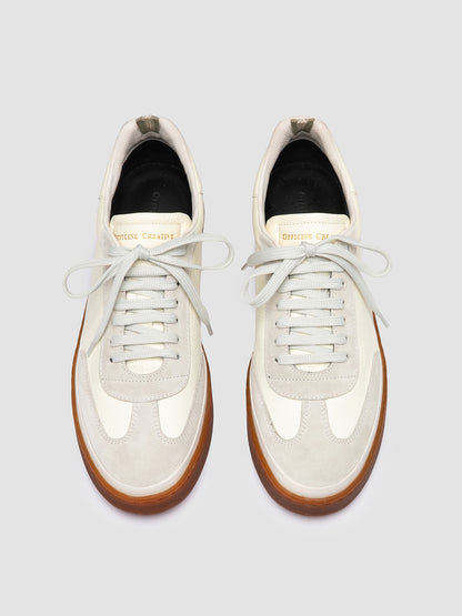 REKOMBINED/003 LIGHT CACHEMIRE/DEER LAMB/BIANCO - F.DO NATURALE SCURO