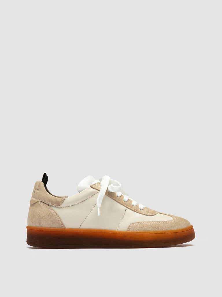 REKOMBINED/101 L.CACHEMIRE/LILLE/TONGUE NUDE SPRING/OFF WHITE/BIANCO - F.DO NATURALE SCURO