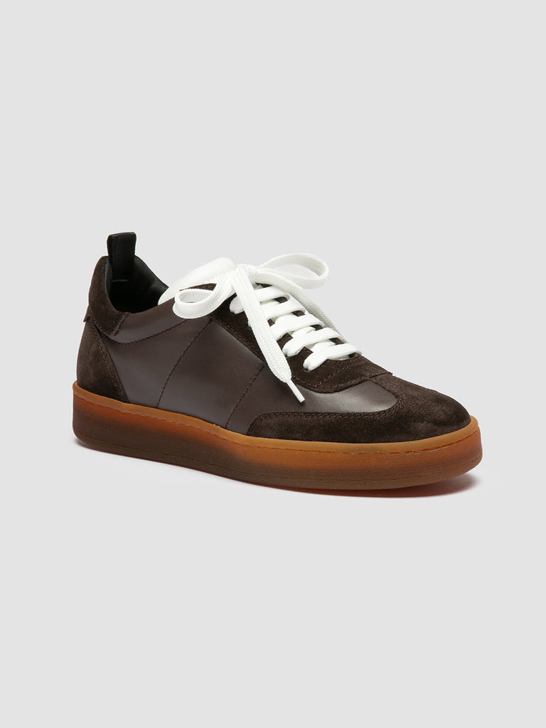 REKOMBINED/101 L.CACHEMIRE/LILLE/TONGUE PEPE/DK BROWN/BIANCO - F.DO NATURALE SCURO