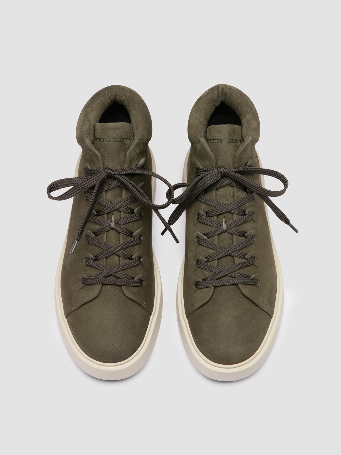 REMASTER/102 SOFT NABUK MILITARE - F.DO AVORIO/N