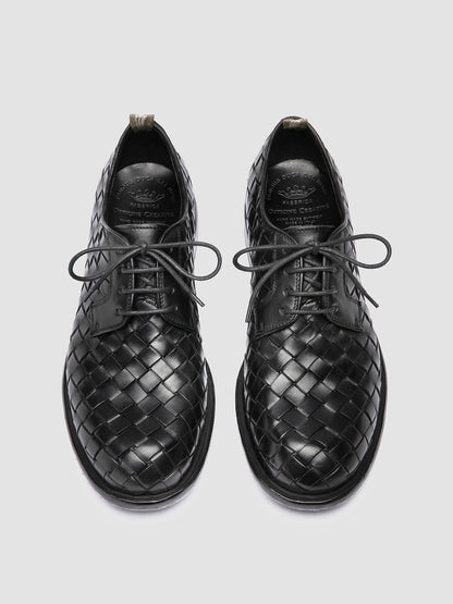 RUGGED 012/W SPALLA PIUMA NAPPA INTRECCIO NERO