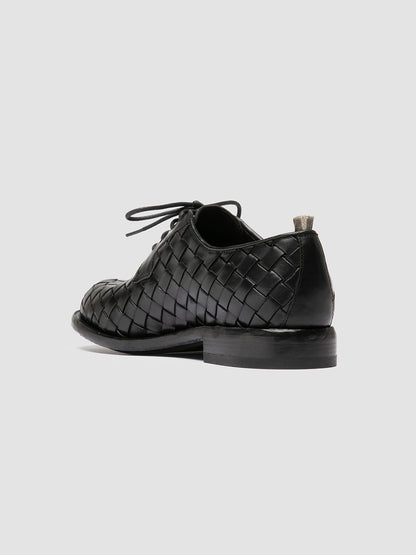 RUGGED 012/W SPALLA PIUMA NAPPA INTRECCIO NERO
