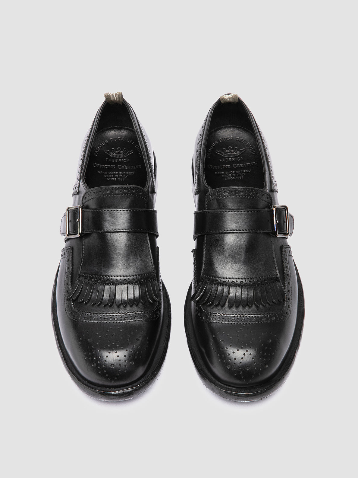 RUGGED 013/W SPALLA PIUMA NAPPA NERO