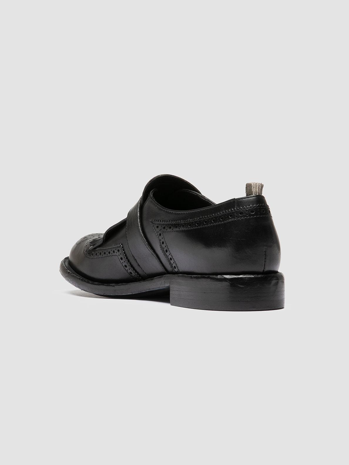 RUGGED 013/W SPALLA PIUMA NAPPA NERO