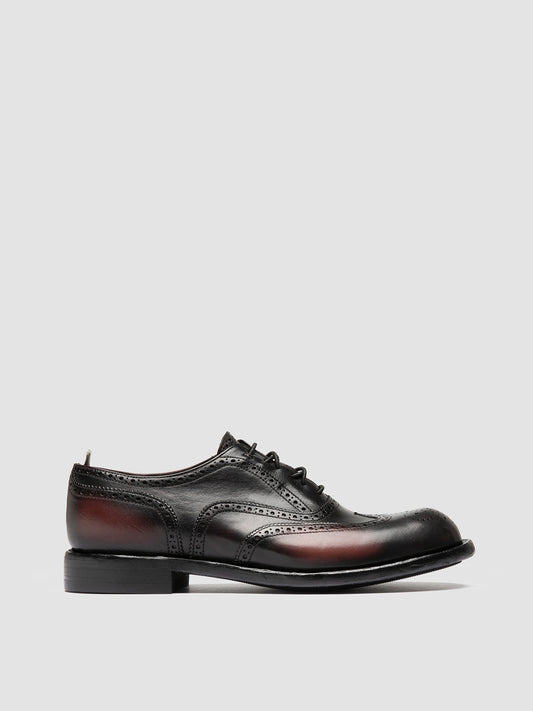 RUGGED 014/W PATINA SPALLA PIUMA NAPPA BURGUNDY/SUPERNERO